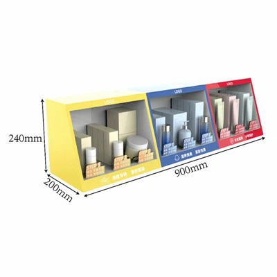 Display aus Wellpappe